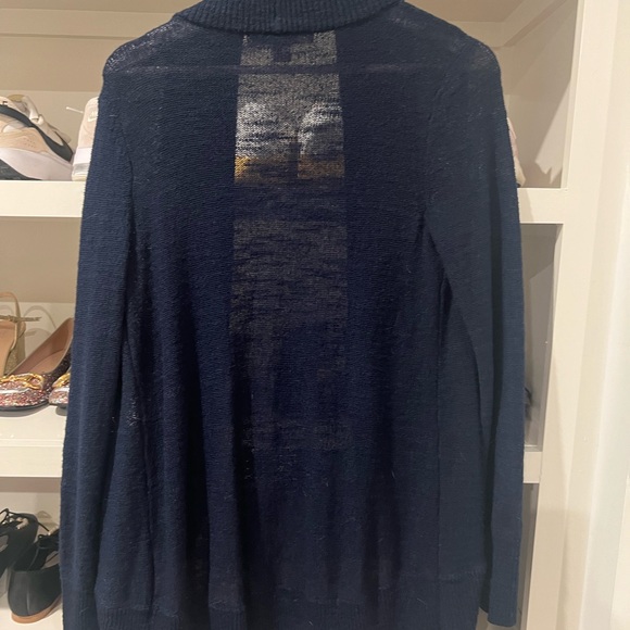 Navy Lily Pulitzer cardigan - Picture 2 of 5